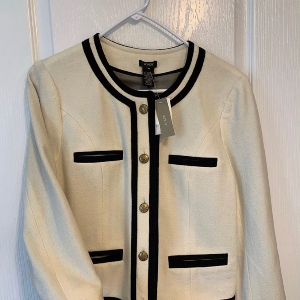 J.Crew double surge wool jacket.